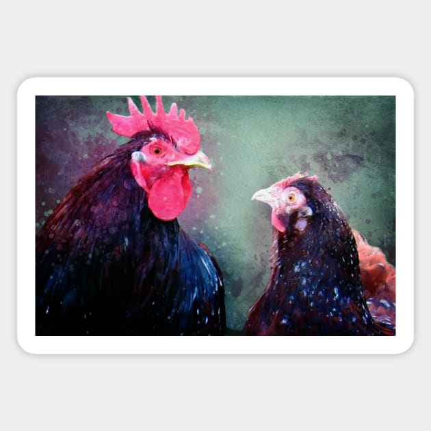 I only have eyes for you chicken romance Sticker by WesternExposure
